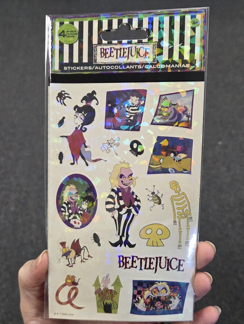 NWT Beetlejuice Craft Scrapbook Stickers